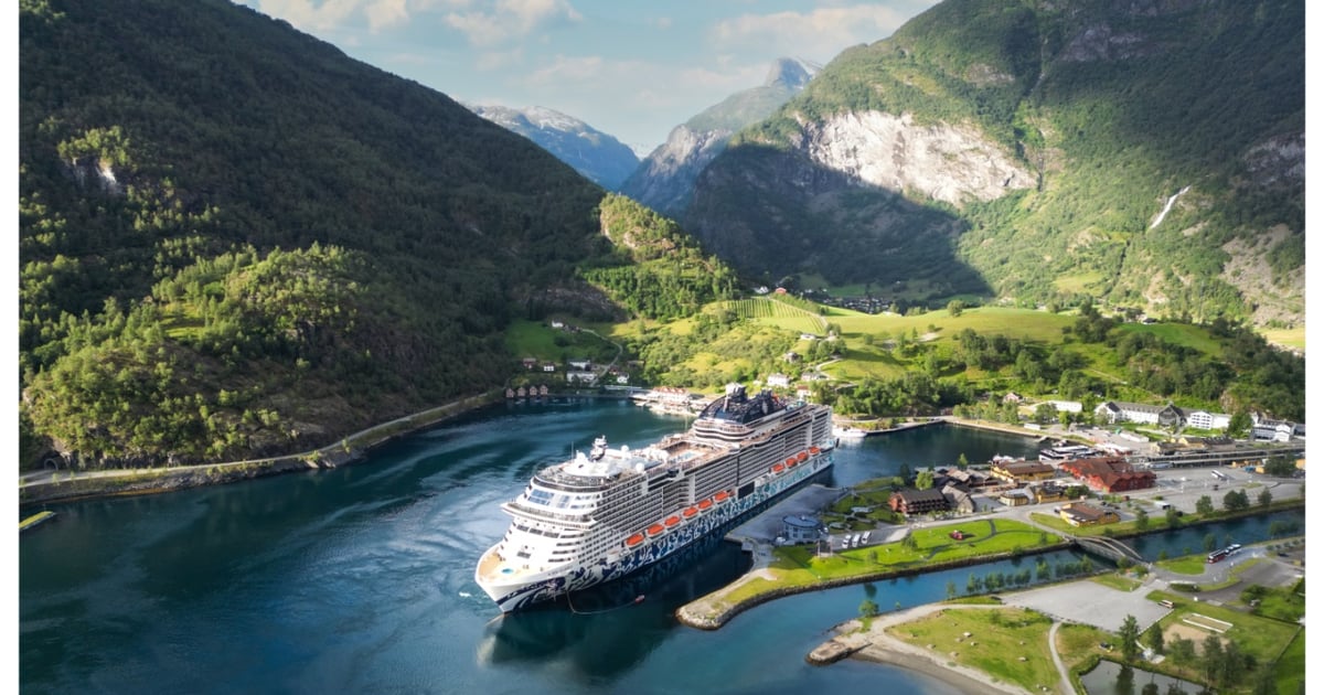 MV Nordic Salon sailing through Norwegian Fjords